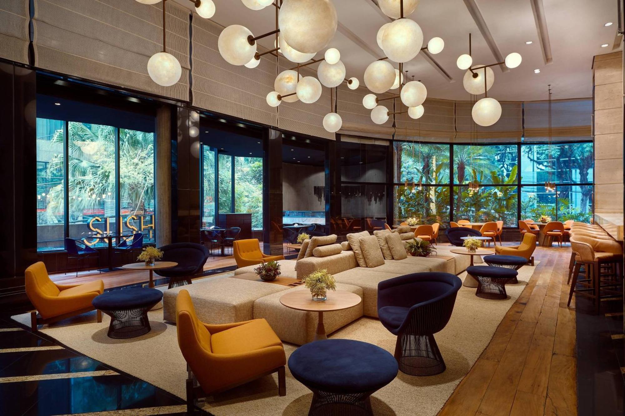 르네상스 상 파울로 호텔 상파울루 외부 사진 The lounge at the airport